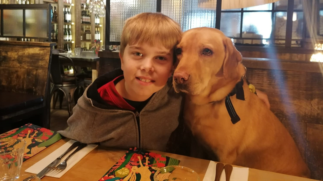 Mom Opens Up About Special Bond Between Her Autistic Son And His Specially-Trained Golden Lab