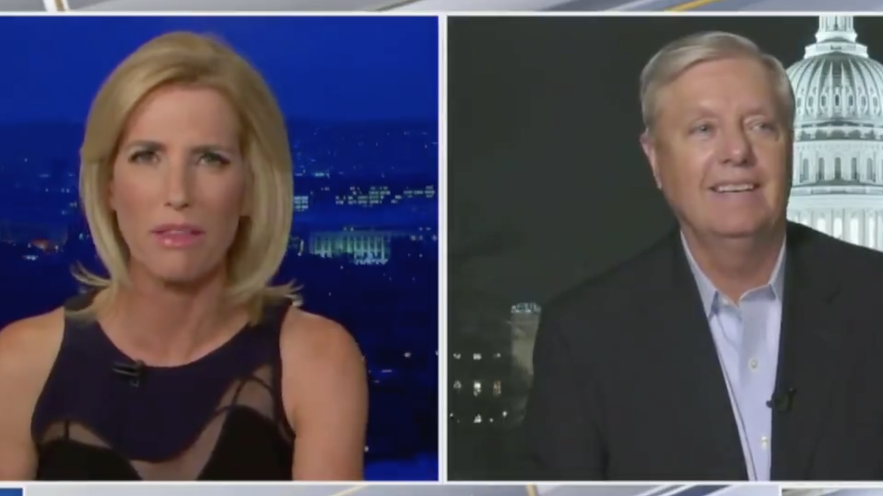 Laura Ingraham Rips Lindsey Graham as a 'Used Car Salesman' for Hawking His Website Live on Her Show