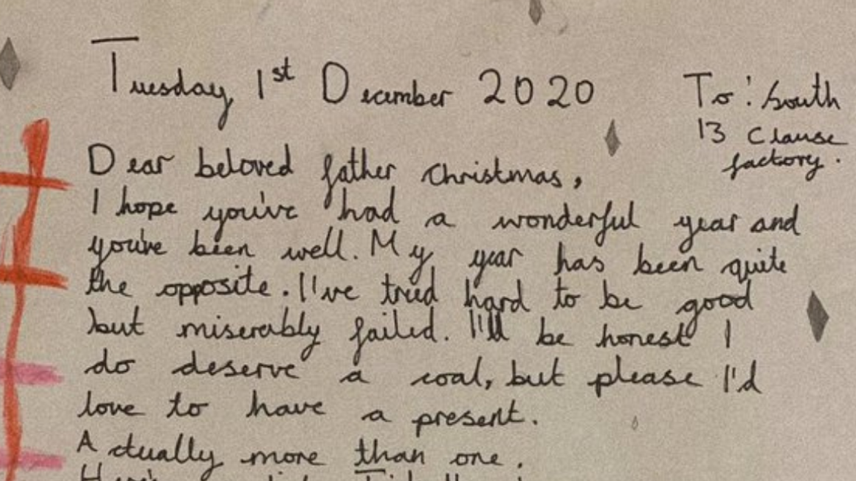 Little Girl Admits She's Been Naughty, But Still Asks For A 'Not Dead' Panda In Hilarious Letter To Santa
