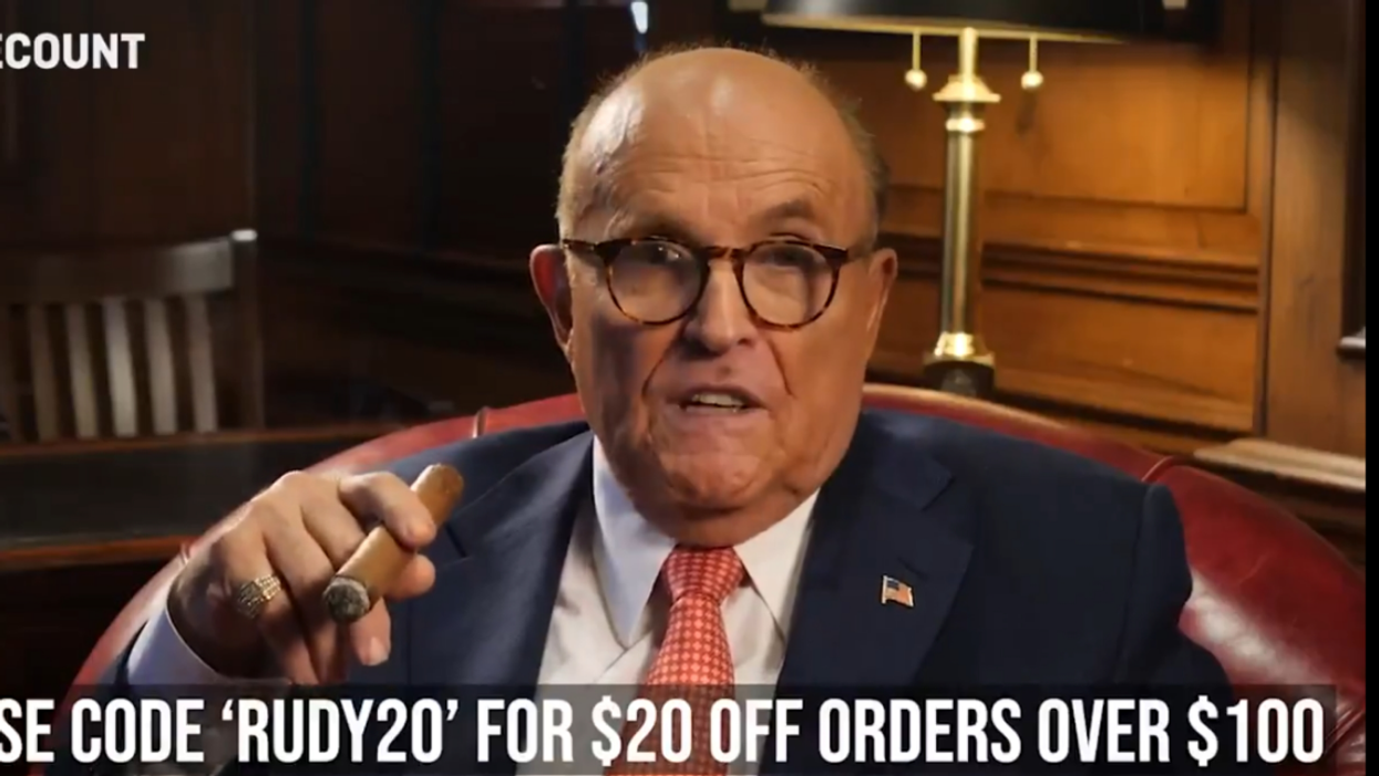 Rudy Giuliani Hilariously Dragged For Using His YouTube Channel To Sell Cigars And Gold Coins
