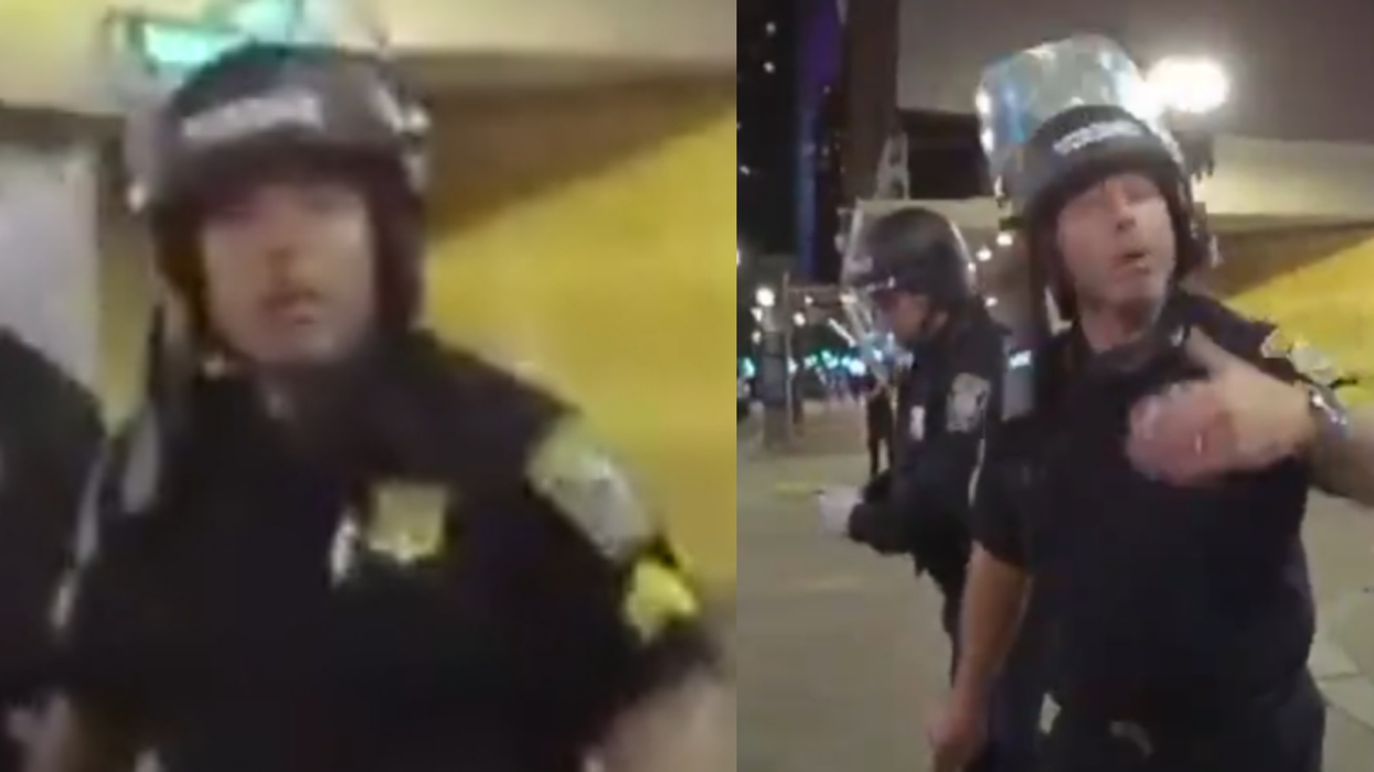 Cop Brags About Hitting BLM Protesters With His Car—Until He Realizes His Buddy's Bodycam Is On