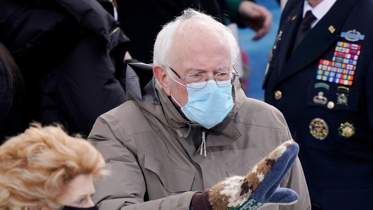 Vermont Teacher Who Made Bernie's Viral Inauguration Mittens Is 'Flattered' That They're Such A Hit