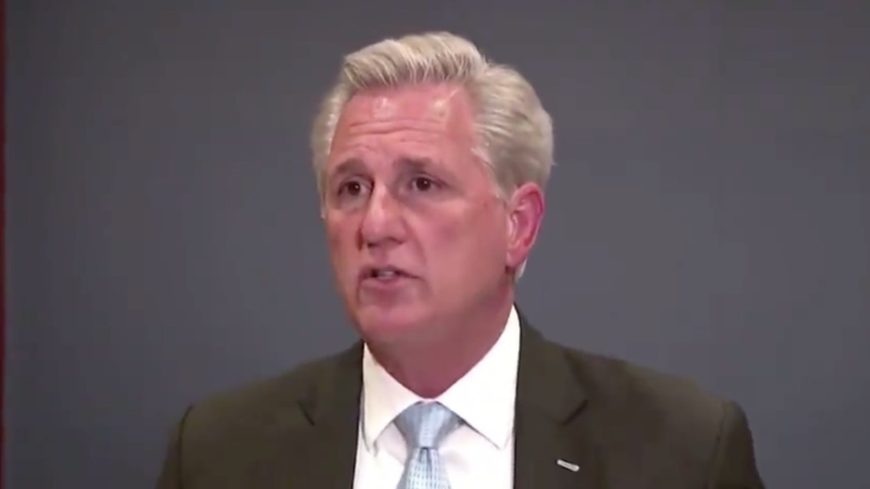 House GOP Leader Mocked for Acting Like He Doesn't Know How to Pronounce 'QAnon' or 'Know What It Is'