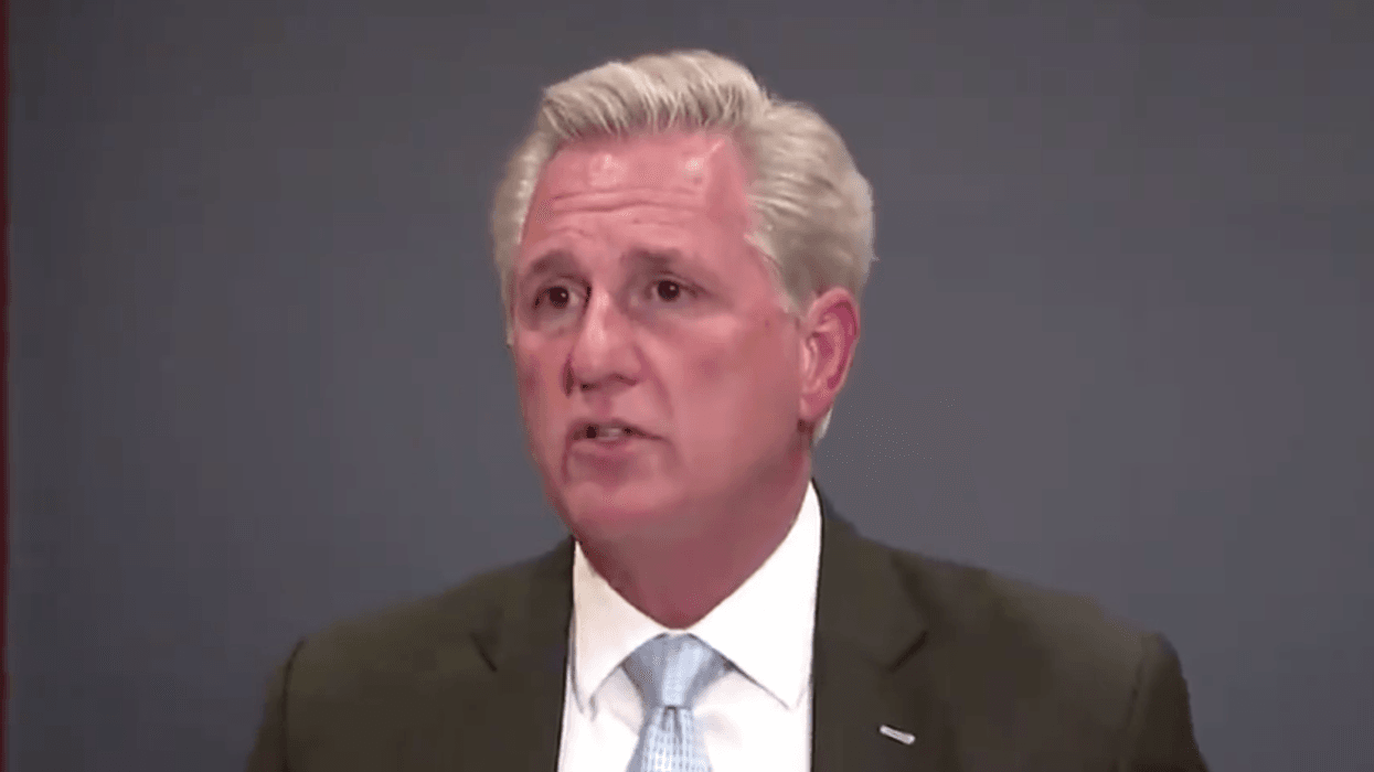 House GOP Leader Mocked for Acting Like He Doesn't Know How to Pronounce 'QAnon' or 'Know What It Is'