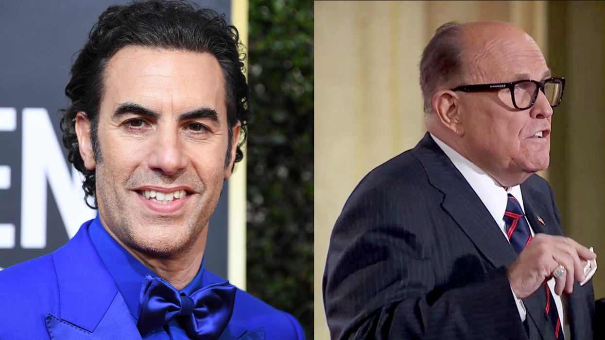 Sacha Baron Cohen Drags Rudy Giuliani With Perfect Jab After 'Borat 2' Scores Golden Globe Nods