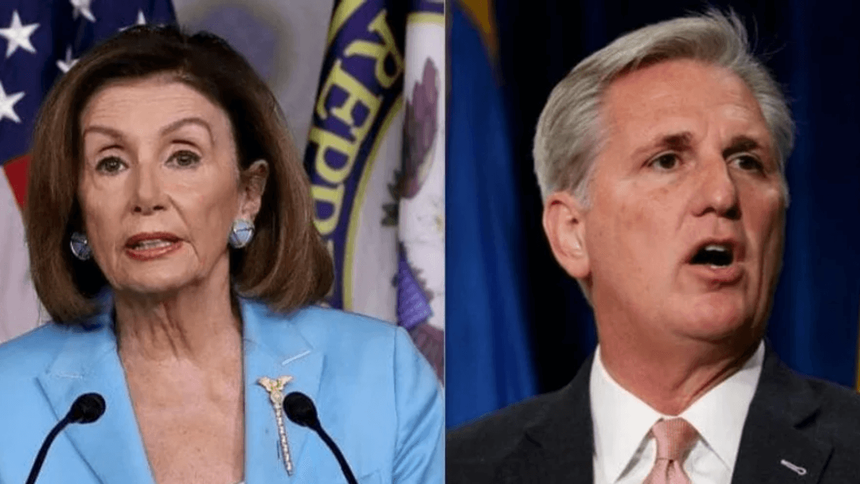 Pelosi Keeps Hilariously Trolling GOP Leader Over His Failure to Denounce QAnon Rep. and People Are So Here for It