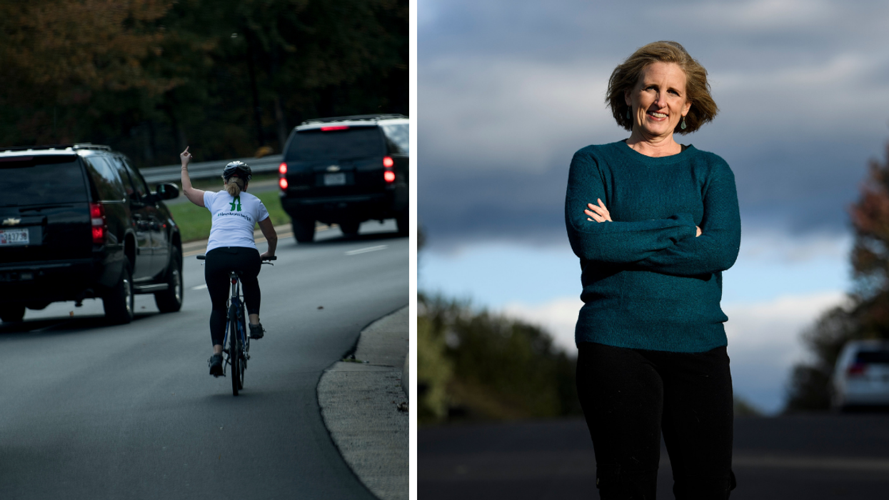 Cyclist Who Was Fired For Flipping Off Trump's Motorcade Wins Election To Oversee His Golf Club