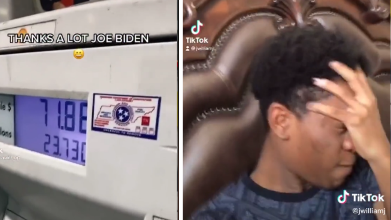 Woman Tries To Blame 'High' Gas Prices On Biden, And Gets Called All The Way Out In Viral Video