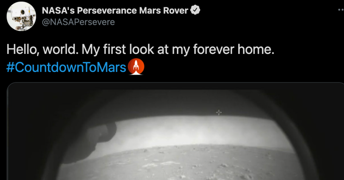 Viral Image Taken By NASA Rover After Landing On Mars Sparks Some Out Of This World Memes