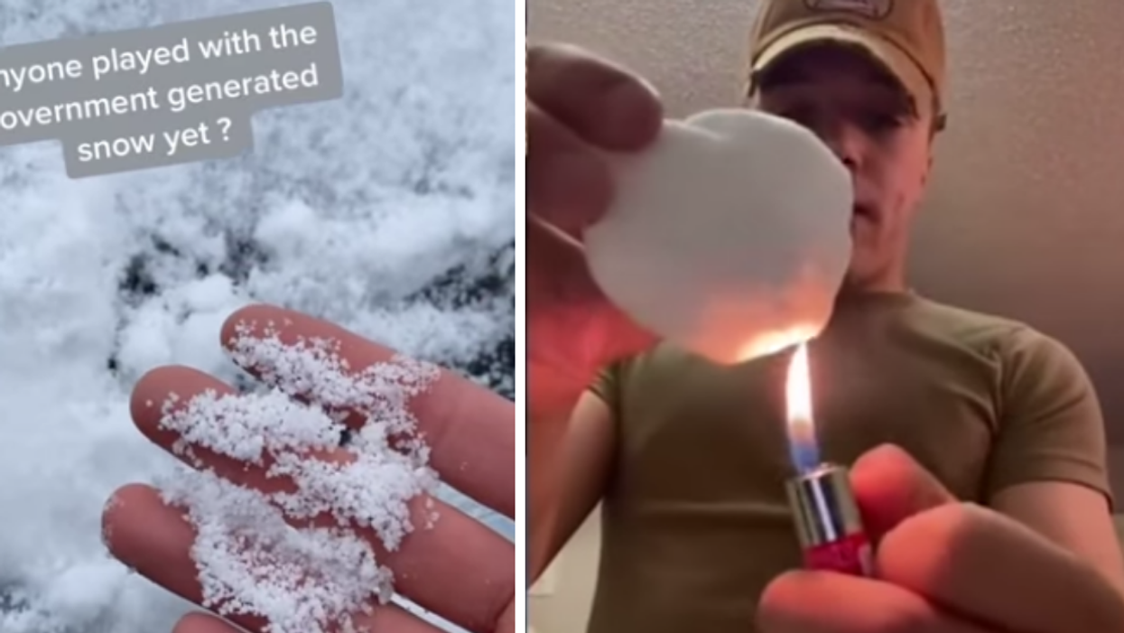 Conspiracy Theorists Are Now Claiming The Snow In Texas Is Fake Because It 'Doesn't Melt'