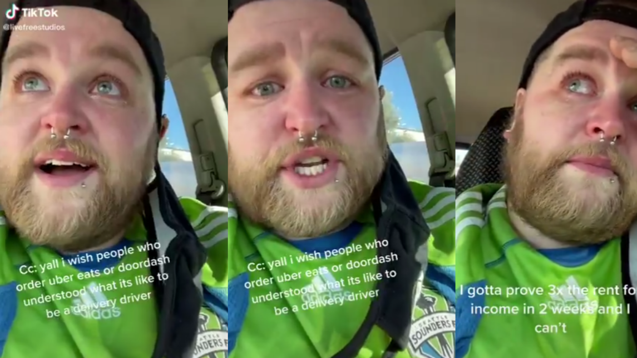 Struggling UberEats Worker Tearfully Pleads For People To Tip Delivery Drivers In Heart-Wrenching Viral Video