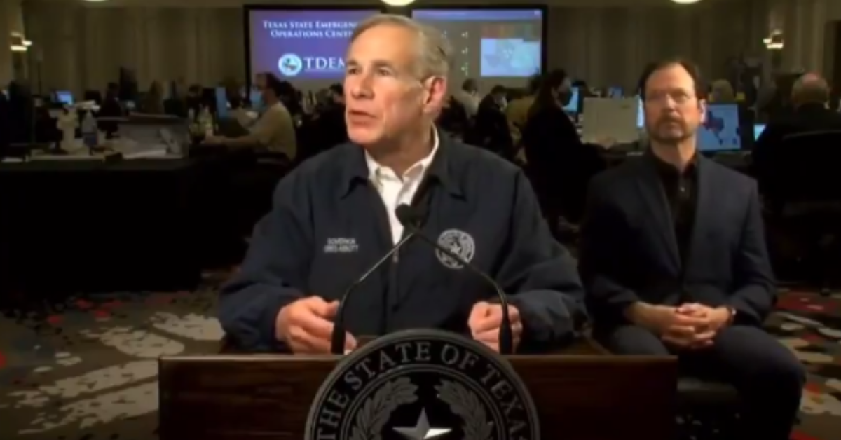 Texas GOP Gov. Dragged For Seeming To Practice 'Sounding Sincere' During Mic Check For Press Briefing