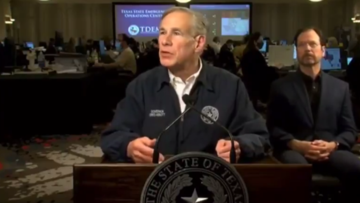 Texas GOP Gov. Dragged For Seeming To Practice 'Sounding Sincere' During Mic Check For Press Briefing