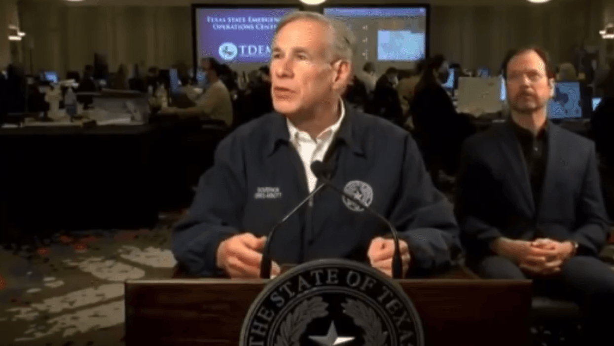 Texas GOP Gov. Dragged For Seeming To Practice 'Sounding Sincere' During Mic Check For Press Briefing