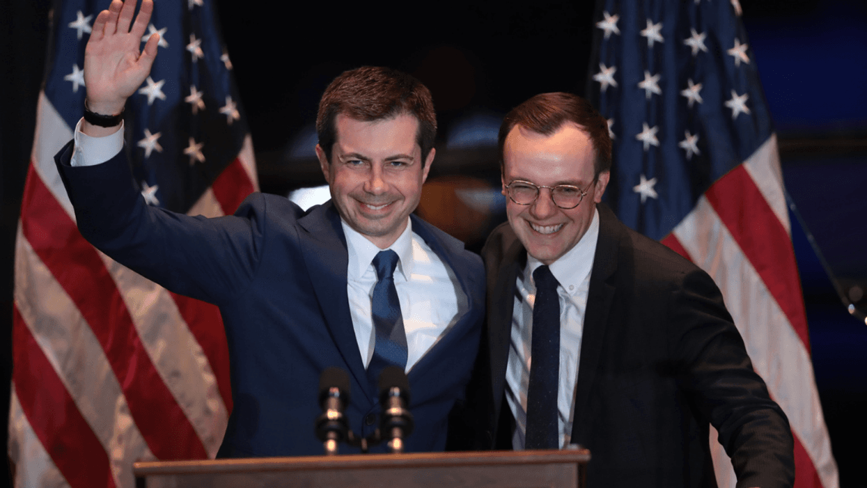 Chasten Buttigieg Epically Responds To Viral Photo Of Pete Buttigieg Biking Home From Work