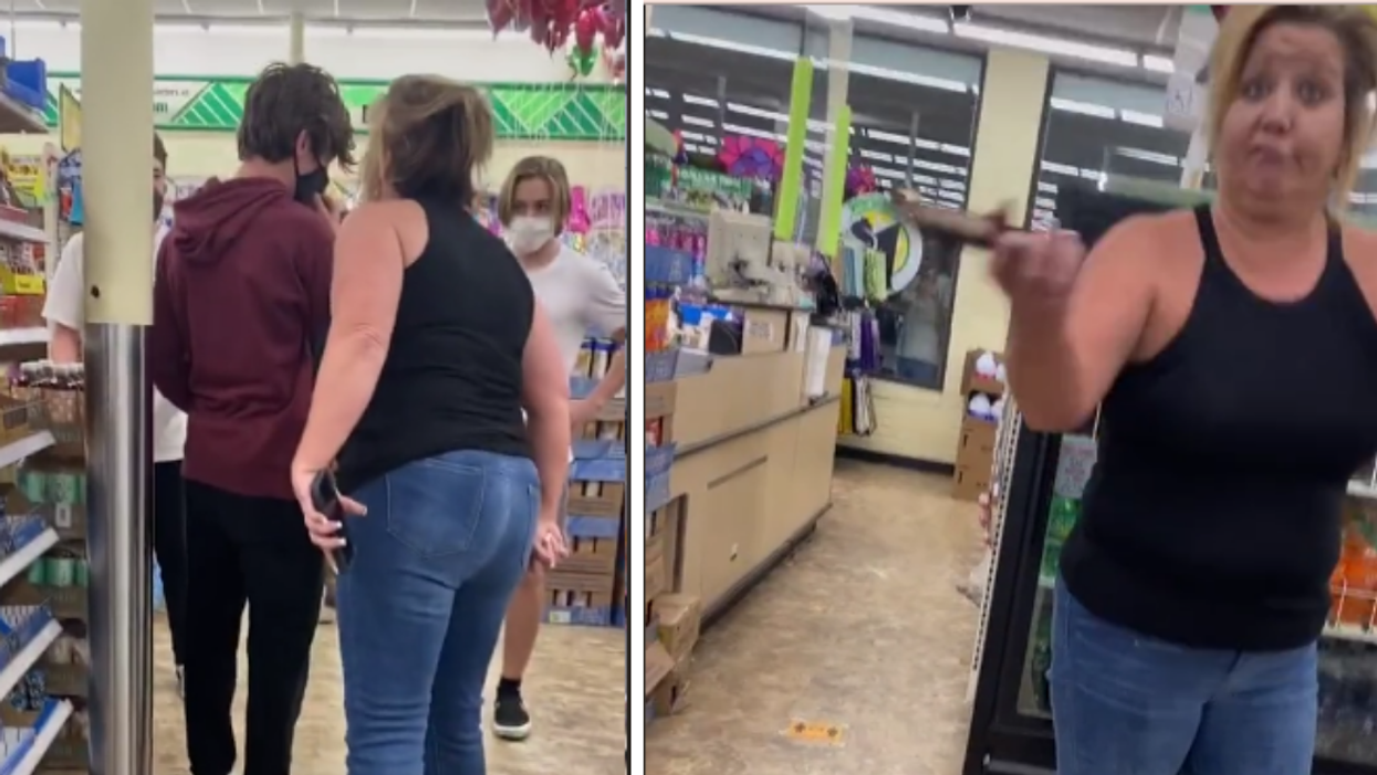 'Dollar Tree Karen' Caught On Video Making Vile Anti-Gay Comments To Group Of Teen Boys