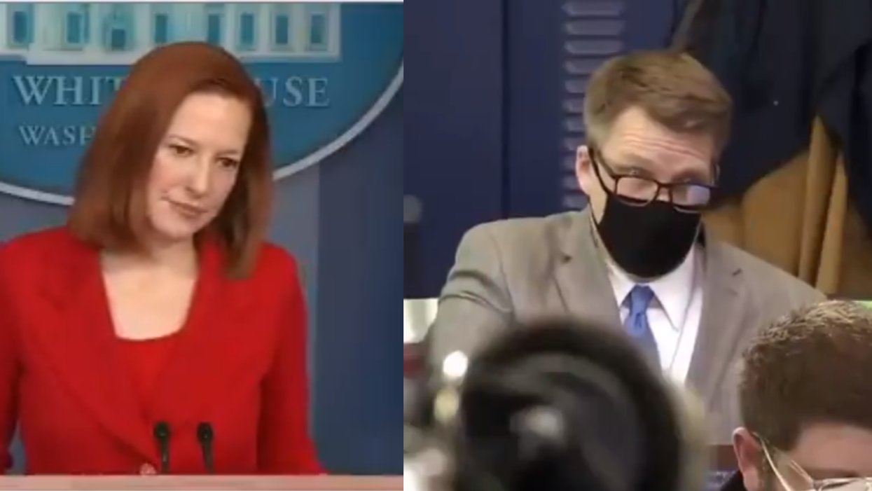 Jen Psaki Effortlessly Destroys Rightwing Reporter's Hand-Wringing Questions About Trans Healthcare