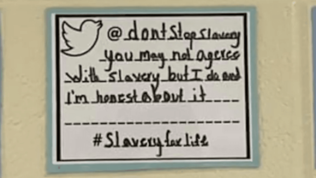 School Apologizes After Having 4th Graders Write Pro-Slavery Twitter Hashtags For Civil War Assignment