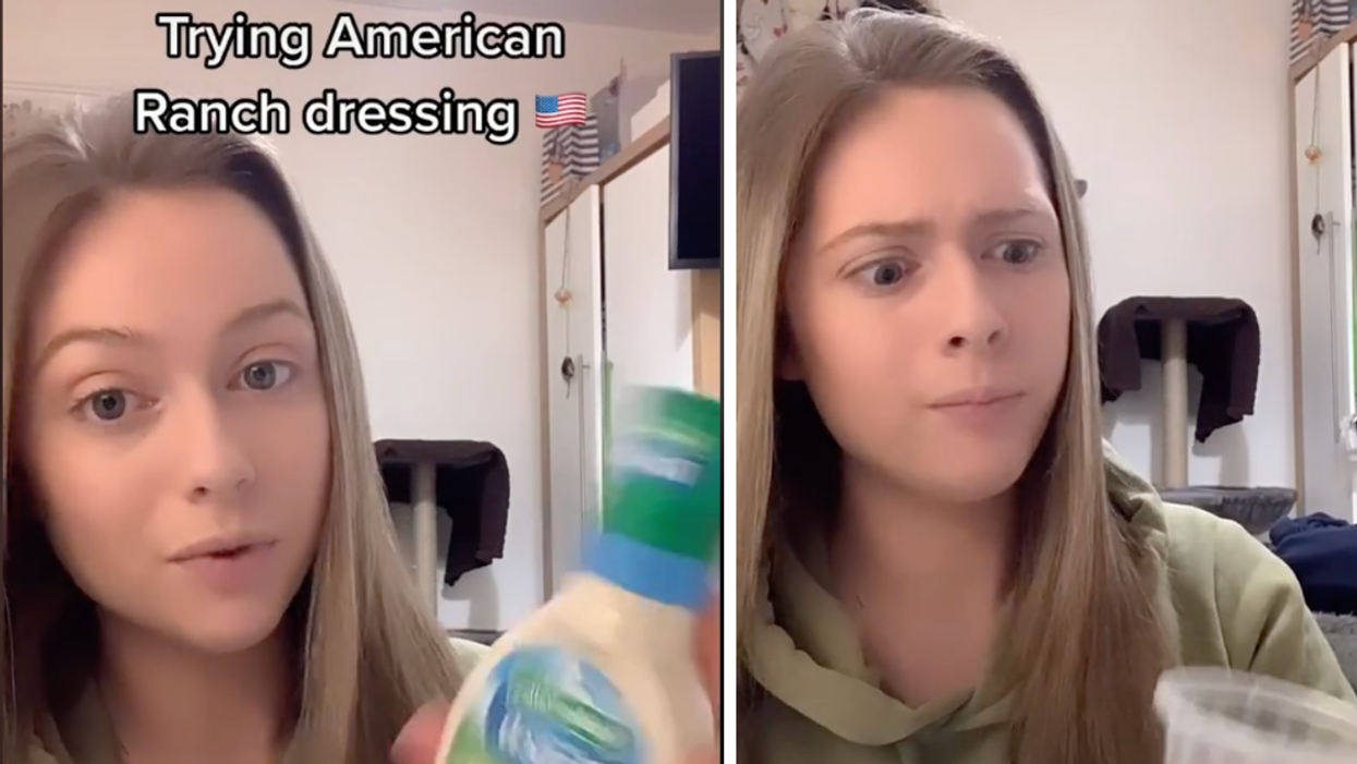 British Woman Had Never Heard Of Ranch Dressing, So Someone Sent Her A Bottle—And Her Reaction Is Priceless