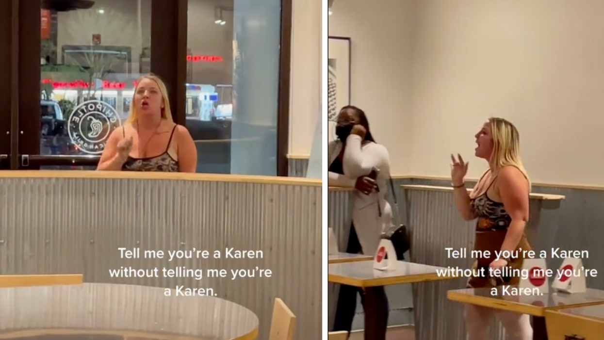 'Chipotle Karen' Calls Mask-Wearing 'Modern Day Segregation' During Tantrum About Wait Times