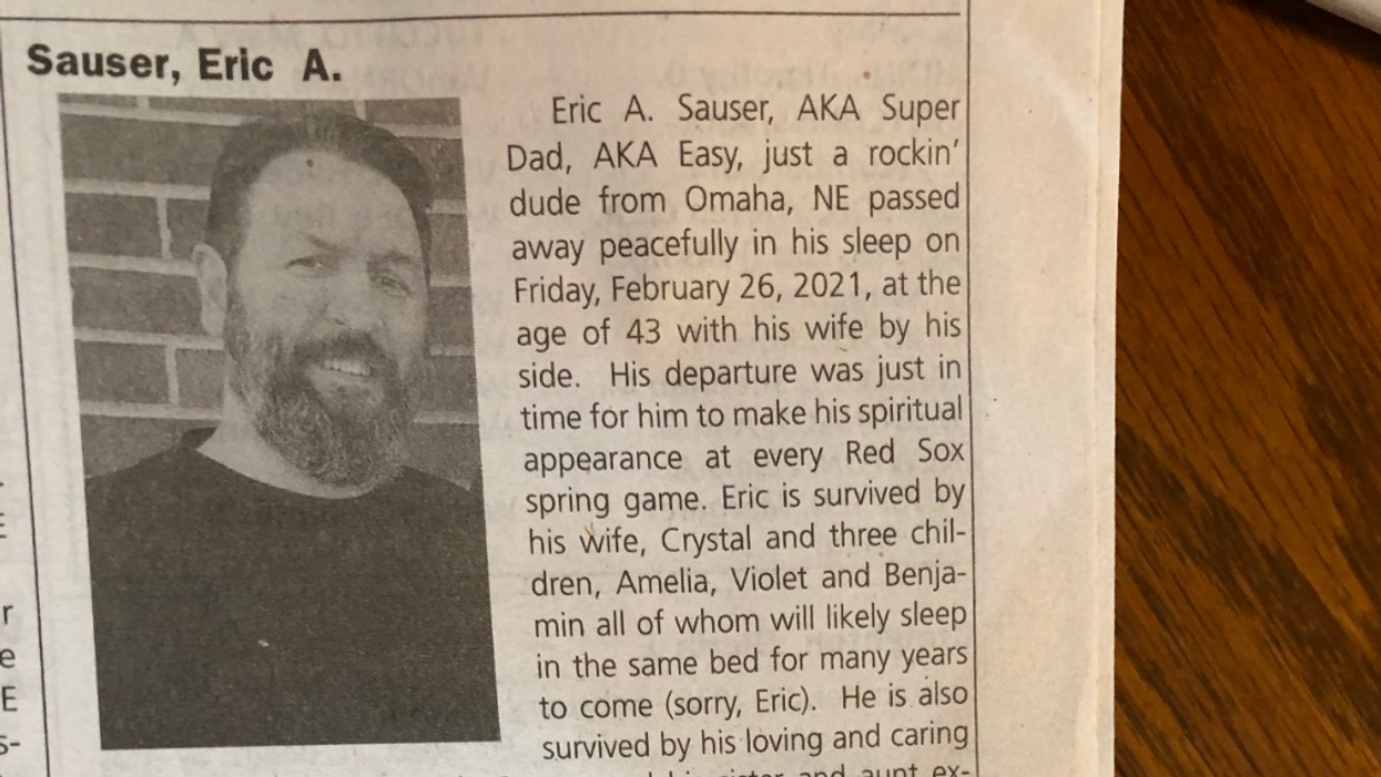 Widow Speculates Late Husband's Cause Of Death Was Being 'Dead Sexy' In Viral Obituary