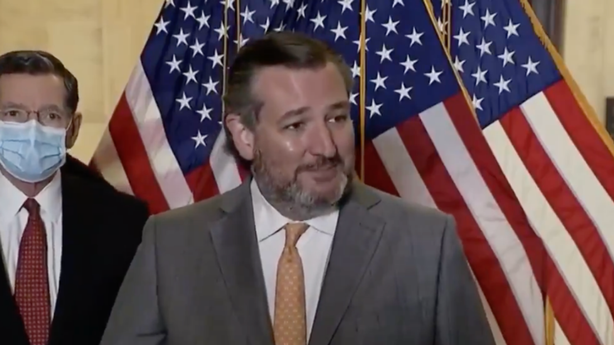 Ted Cruz Falsely Touts CDC Guidelines While Snapping At Reporter Who Asked Him To Wear Mask