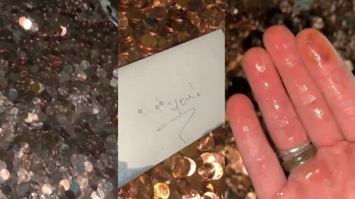 Georgia Man Receives Final Paycheck In The Form Of $915 In Oil-Covered Pennies With 'F**k You' Note