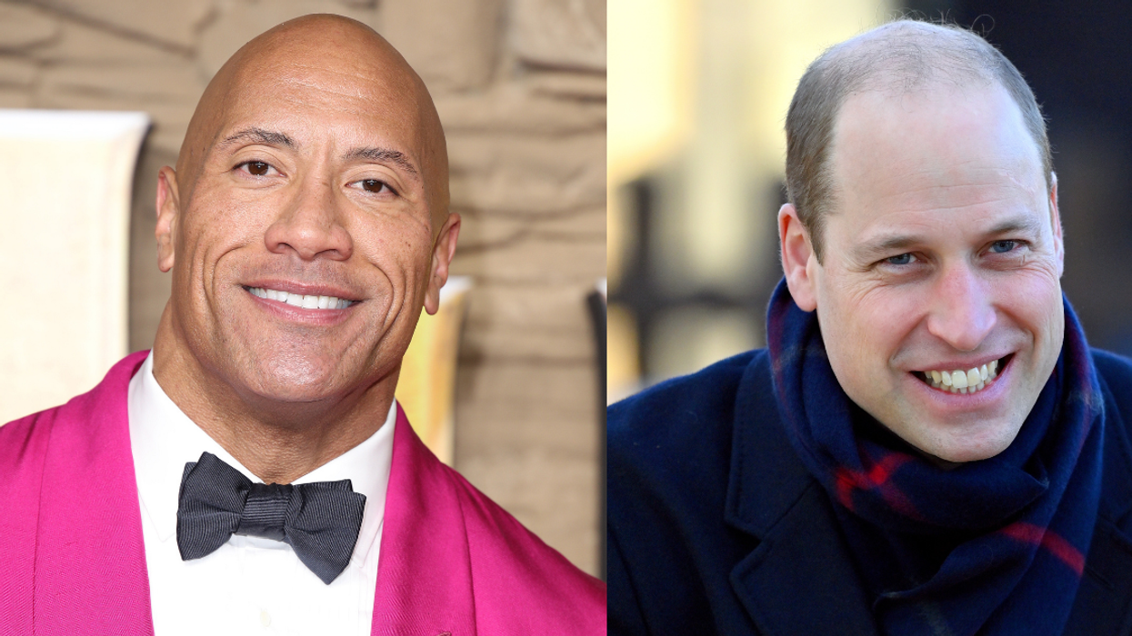 The Rock Offers Hilarious Response To Prince William Being Named 'World's Sexiest Bald Man'