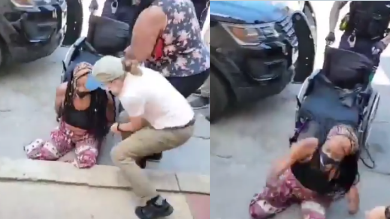 Texas Police Under Fire For Appearing To Dump Quadriplegic Protester Out Of Her Wheelchair