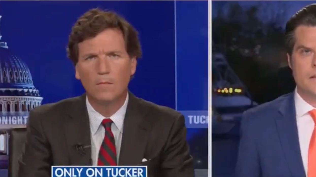 Tucker Carlson Had the Most Relatable Response After Bizarre Matt Gaetz Interview