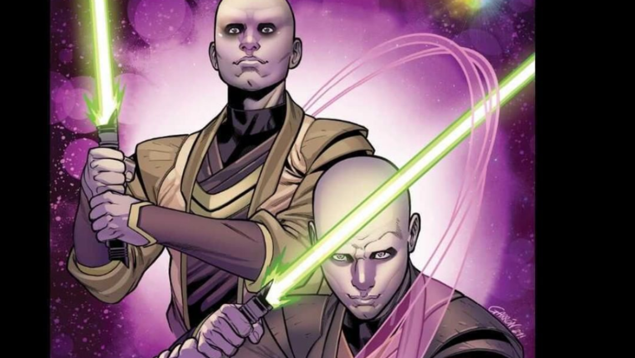 Transphobic 'Star Wars' Fans Melt Down Over Comic Book Cover Featuring Trans Non-Binary Jedi