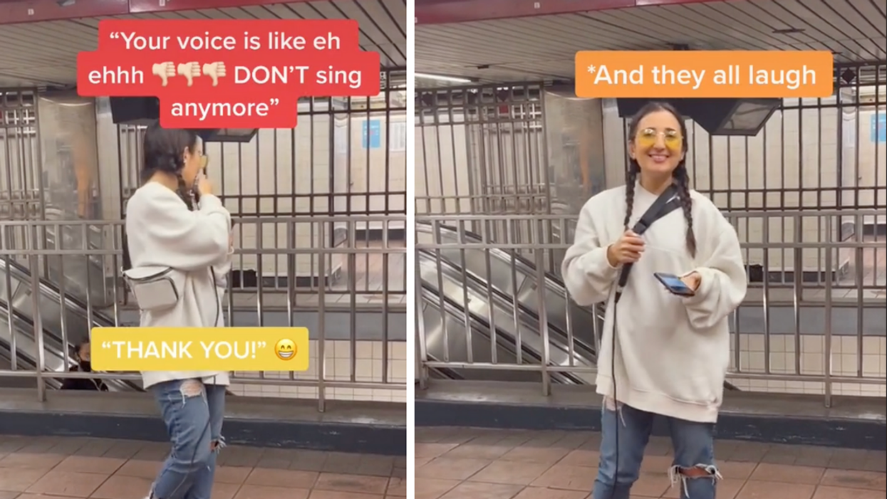 Subway Performer Left Dumbfounded After Woman Rudely Tells Her 'Don't Sing Anymore'