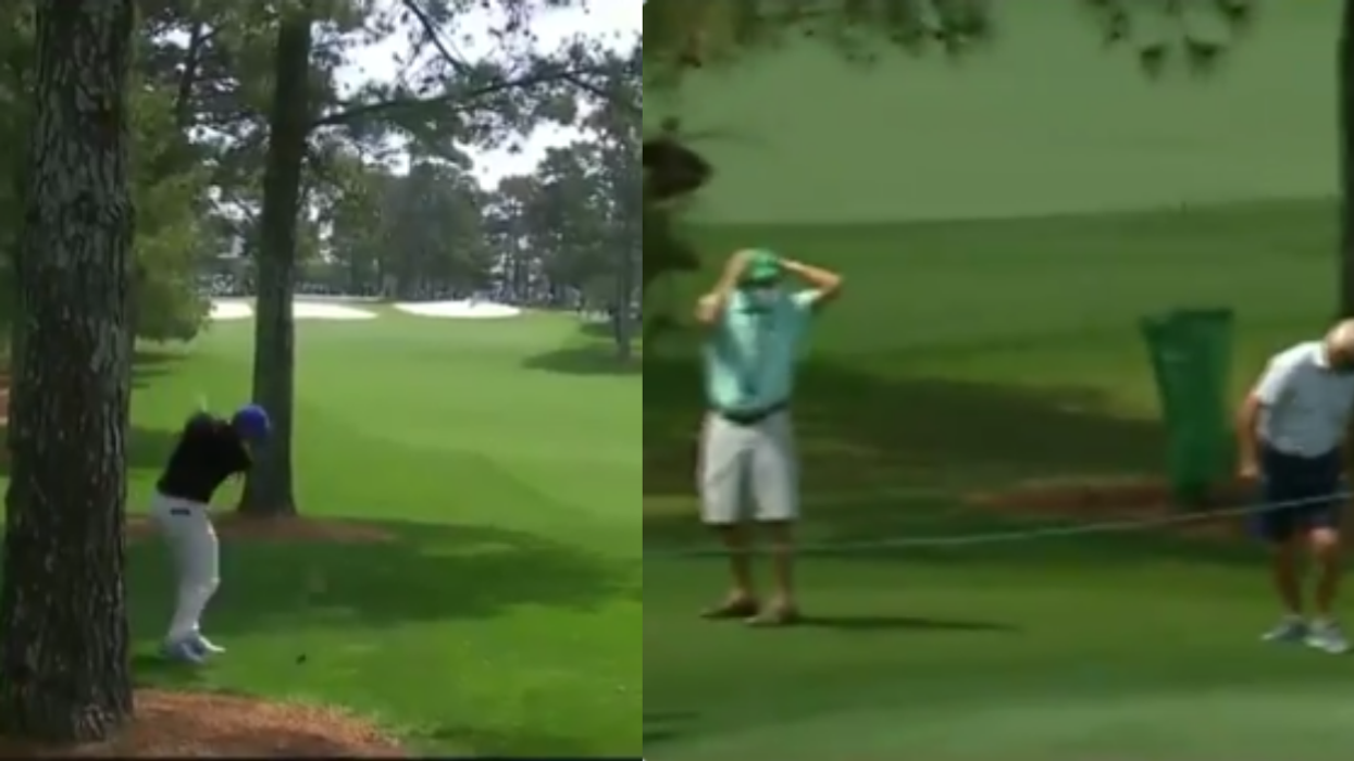 Pro Golfer Rory McIlroy Somehow Managed To Hit His Own Dad With An Errant Ball At The Masters