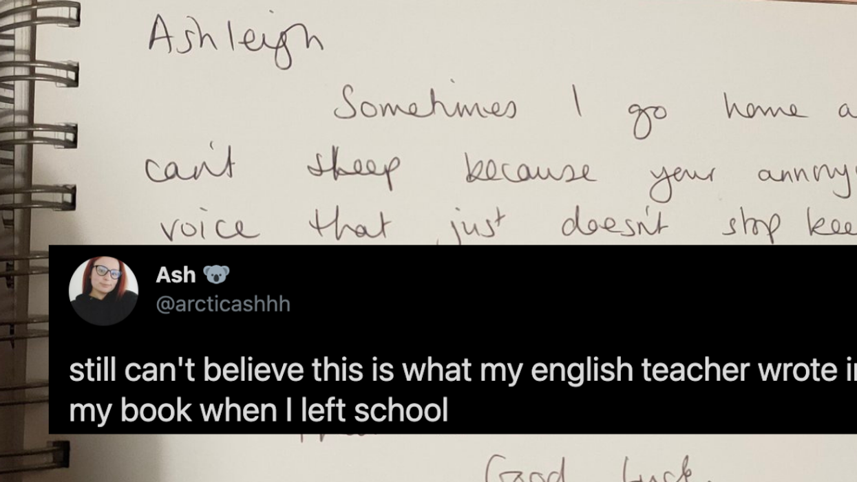 Teacher's Hilariously Brutal Farewell Note To Student With 'Annoying Voice' Has People Cracking Up