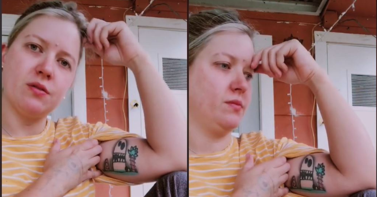Mom Tattoos Her Son's Drawing Onto Her Arm Only To Make Hilariously Devastating Discovery