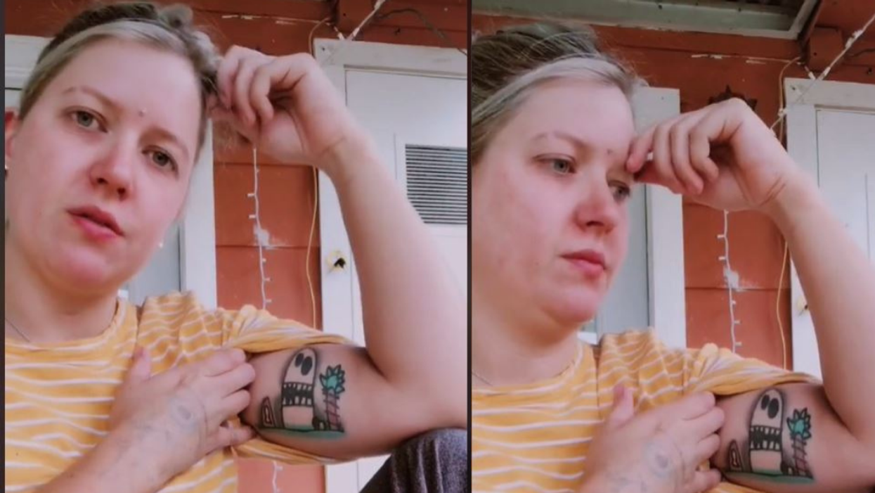 Mom Tattoos Her Son's Drawing Onto Her Arm Only To Make Hilariously Devastating Discovery