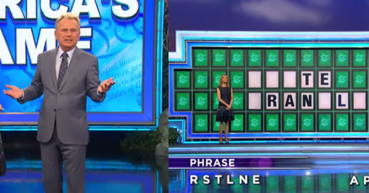 Pat Sajak Accidentally Says 'Wheel Of Fortune' Bonus Round Puzzle's Answer—But Contestant Doesn't Even Notice
