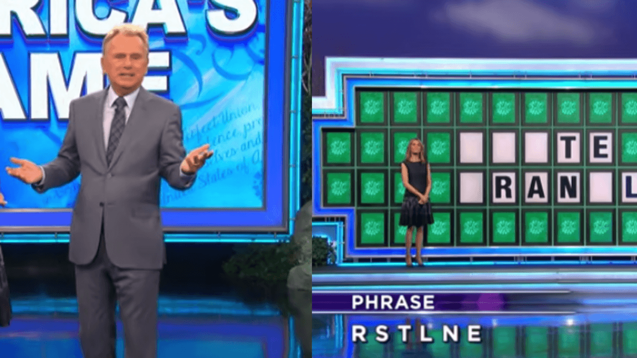 Pat Sajak Accidentally Says 'Wheel Of Fortune' Bonus Round Puzzle's Answer—But Contestant Doesn't Even Notice