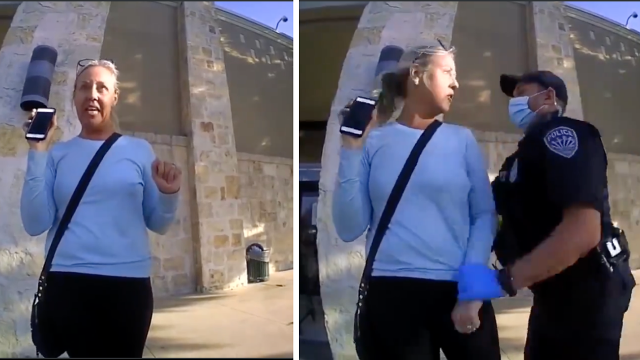 Police Shut Down Anti-Mask 'Christian Woman Of God' After She Launches Into Rant About Her 'Rights'