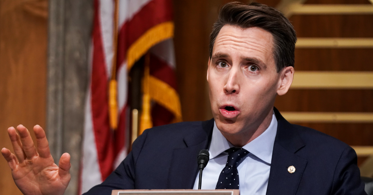 Josh Hawley Dragged For Using Amazon To Sell His Book About The 'Tyranny' Of Big Tech