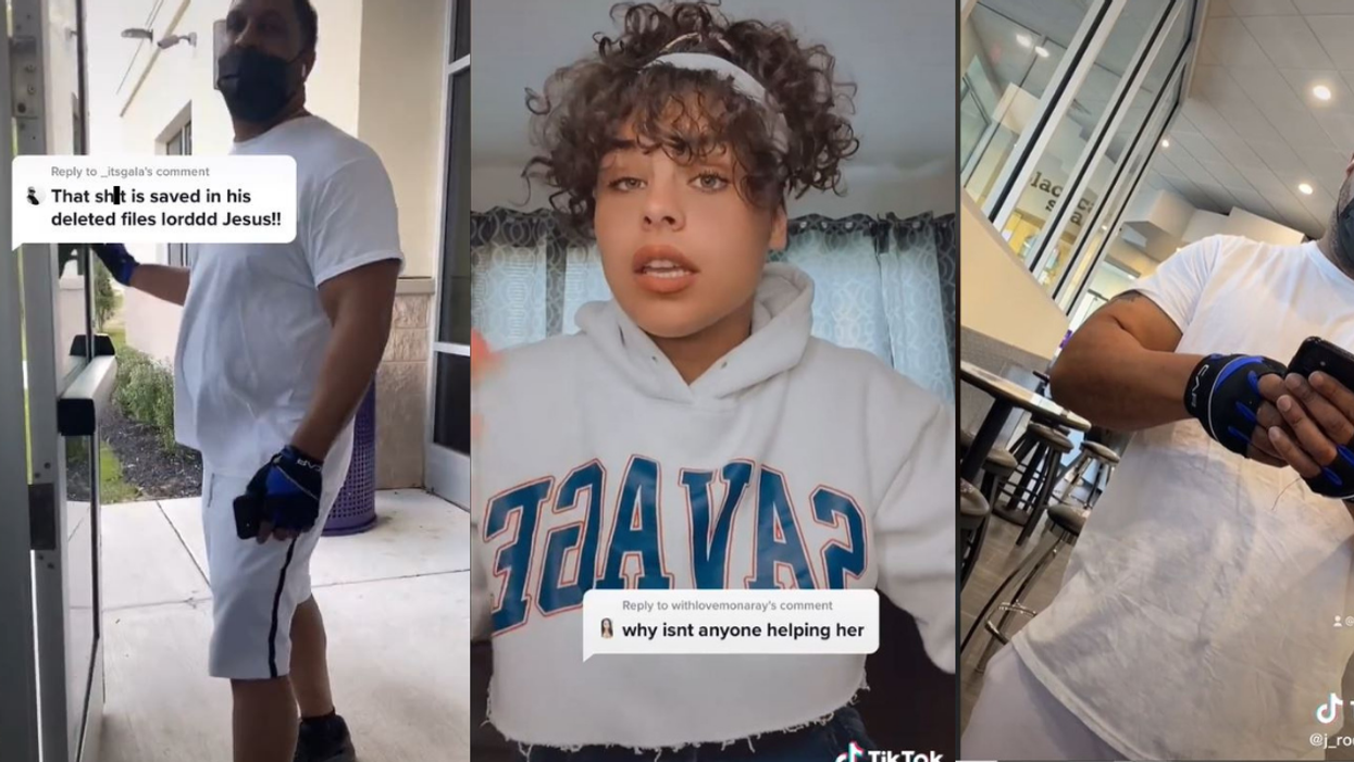 Woman Unloads On Guy After He Took A Photo Of Her From Behind While She Was Exercising