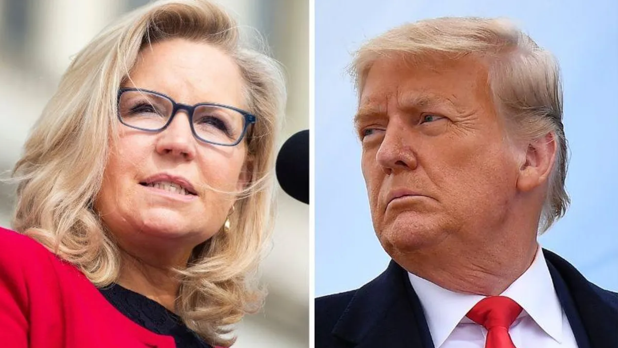Liz Cheney Claps Back After Trump Tries to Claim That Biden's Election Is 'THE BIG LIE'
