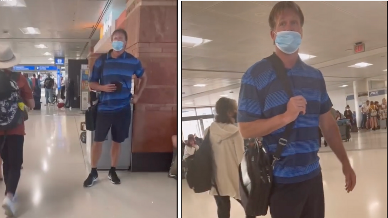 Women Confront Random Guy At Airport In Viral Video After He Took Pictures Of Them Without Permission