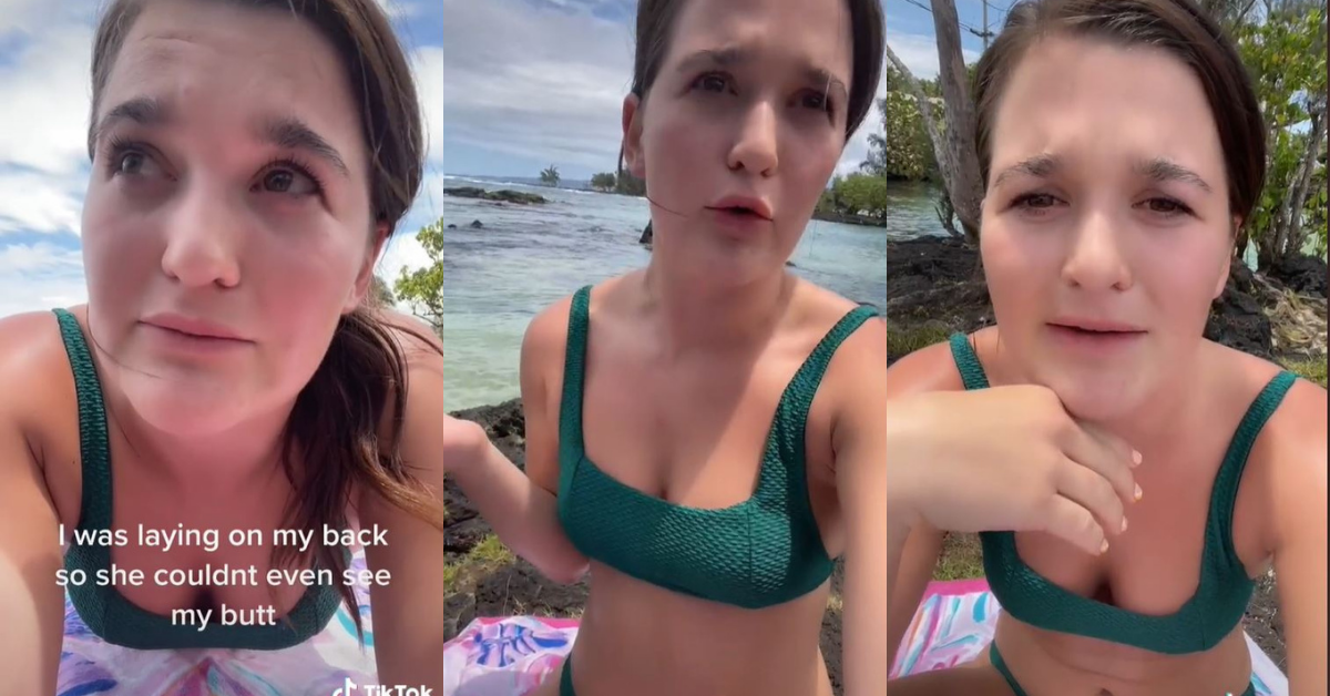 Bikini-Clad Woman Stunned After She's Told To Leave Hawaii Beach By Outraged Thong-Wearing Mom