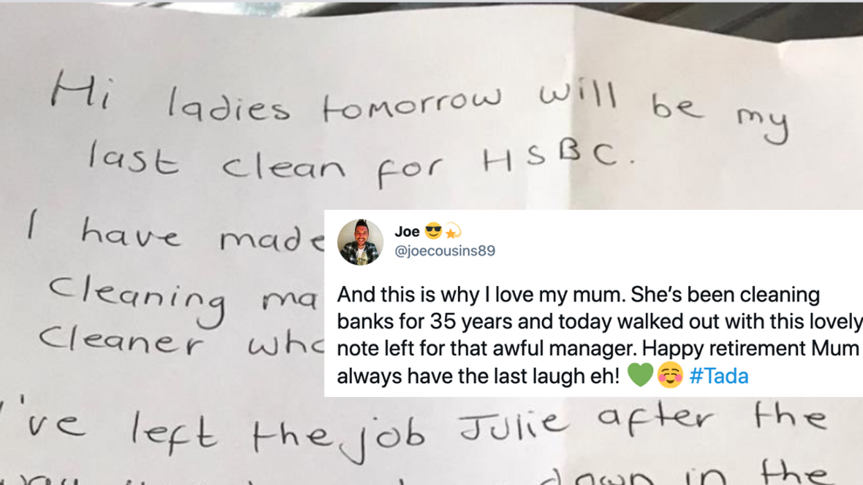 Cleaner Quits Her Job Of 35 Years With Mic Drop Letter Calling Boss Out For 'Cruel' Behavior