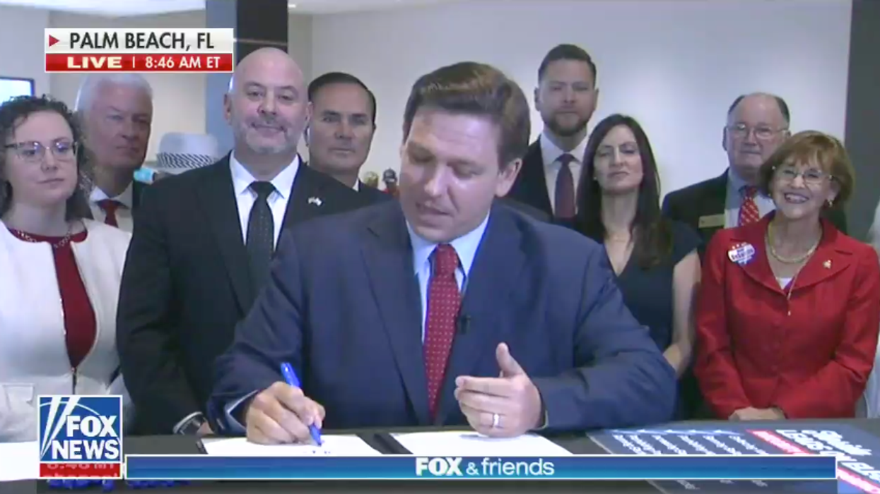 Florida Governor Signs Voter Suppression Bill Live on 'Fox and Friends' After Barring All Other Media