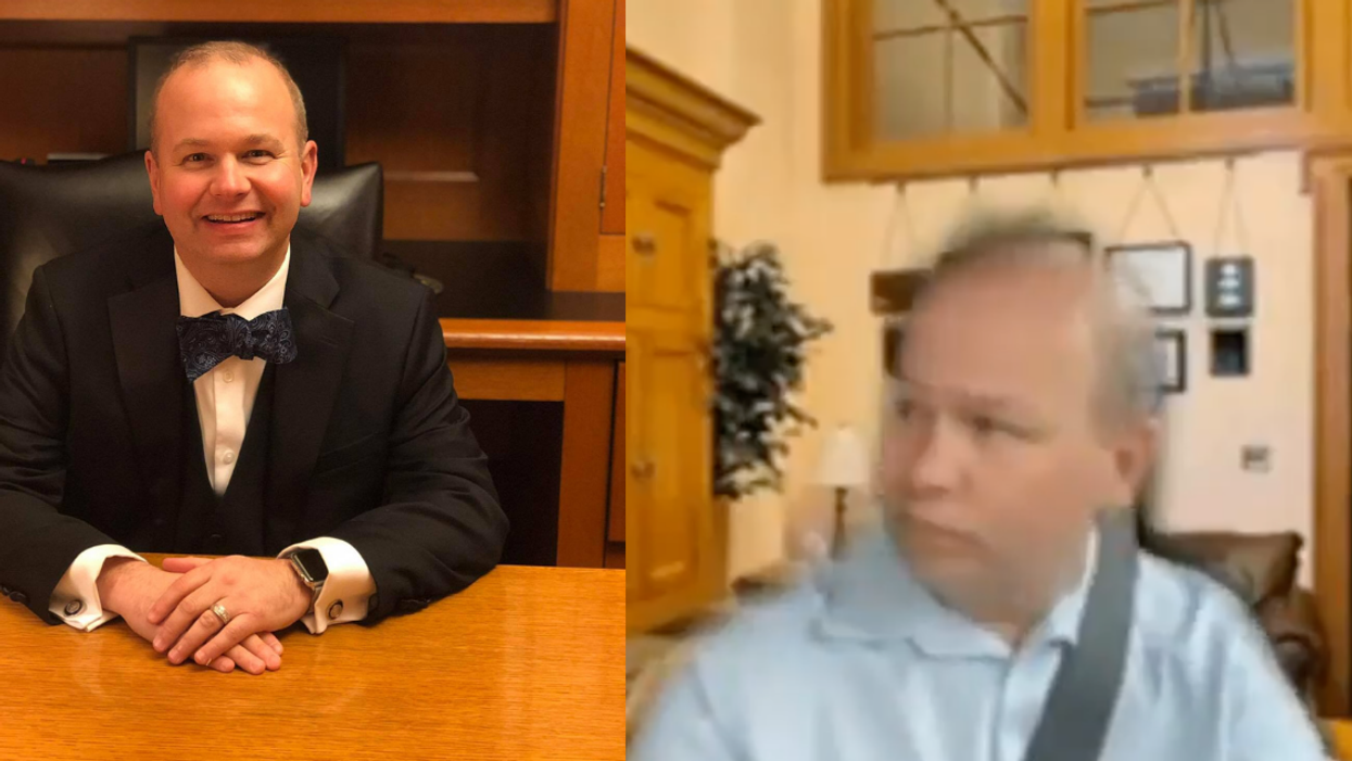 Ohio GOP Sen. Caught Using Office As Zoom Background While Driving—And On The Most Ironic Day