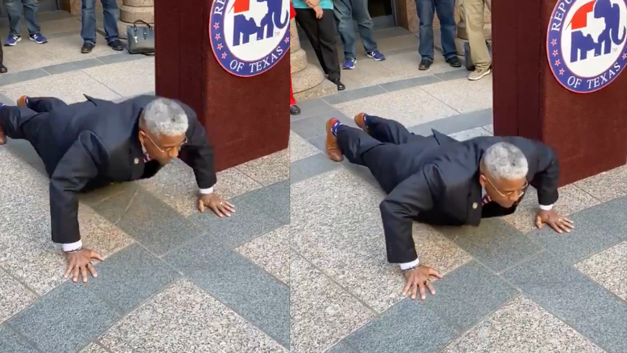 Texas GOP Chair Drops And Gives Himself 30 After Reporter Refuses Push-Up Punishment For Being Late