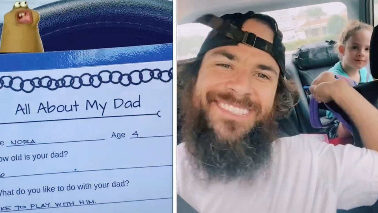 4-Year-Old's Hilarious Attempt At Listing 'Facts' About Her Dad Leaves The Internet In Stitches