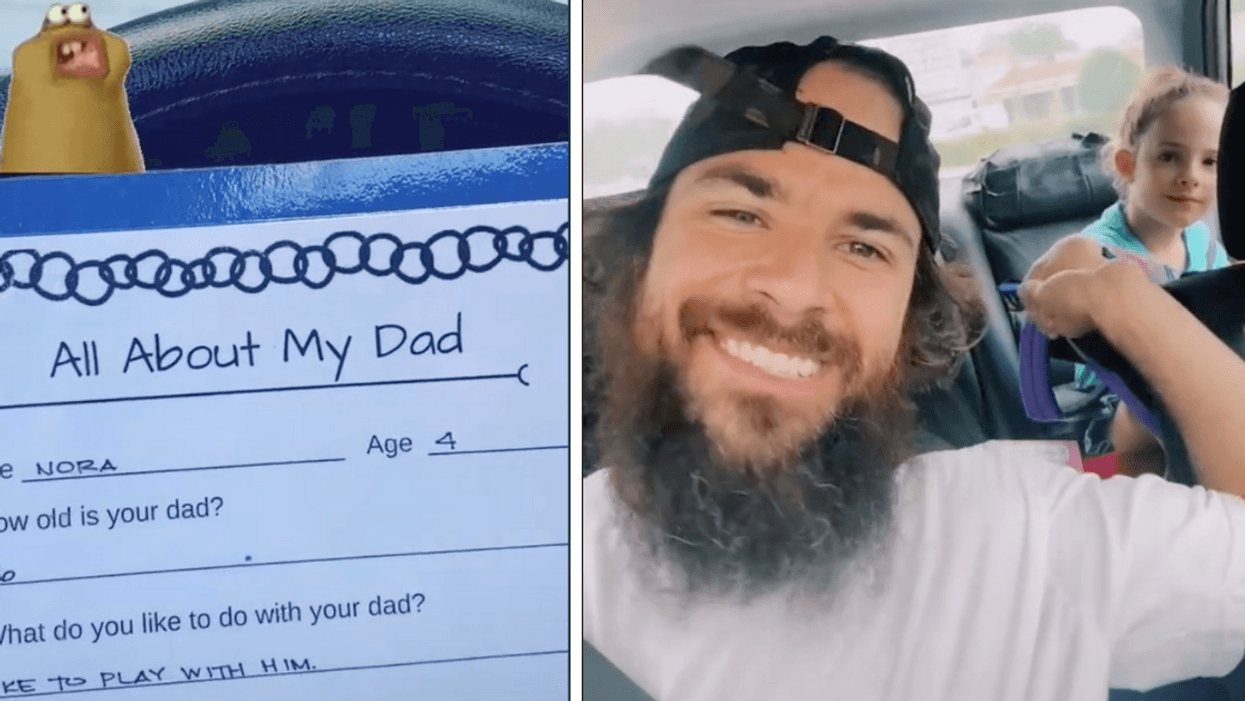 4-Year-Old's Hilarious Attempt At Listing 'Facts' About Her Dad Leaves The Internet In Stitches